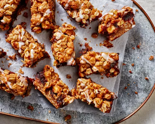 Apple Date Crumble Bars