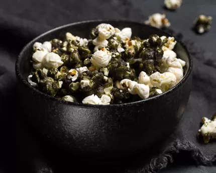 Black Matcha Caramel Corn