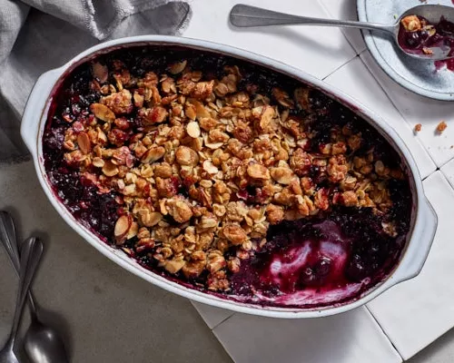 Summer Blueberry Crisp